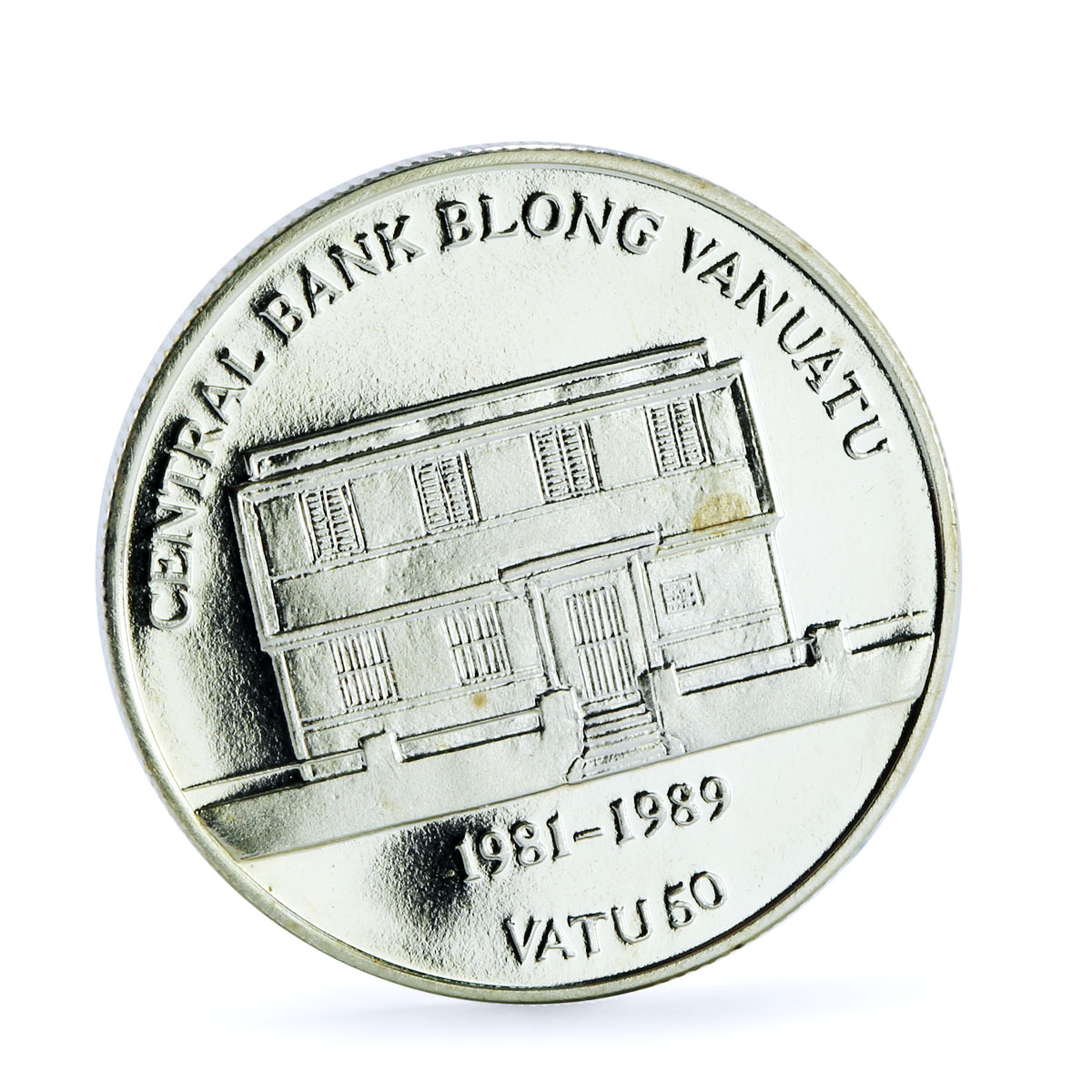 Vanuatu 100 50 vatu Set Central Bank Schon-75 Schon-76 silvered CuNi coins 2009 Vanuatu 100 50 vatu Set Central Bank Schon-75 Schon-76 silvered CuNi coins 2009