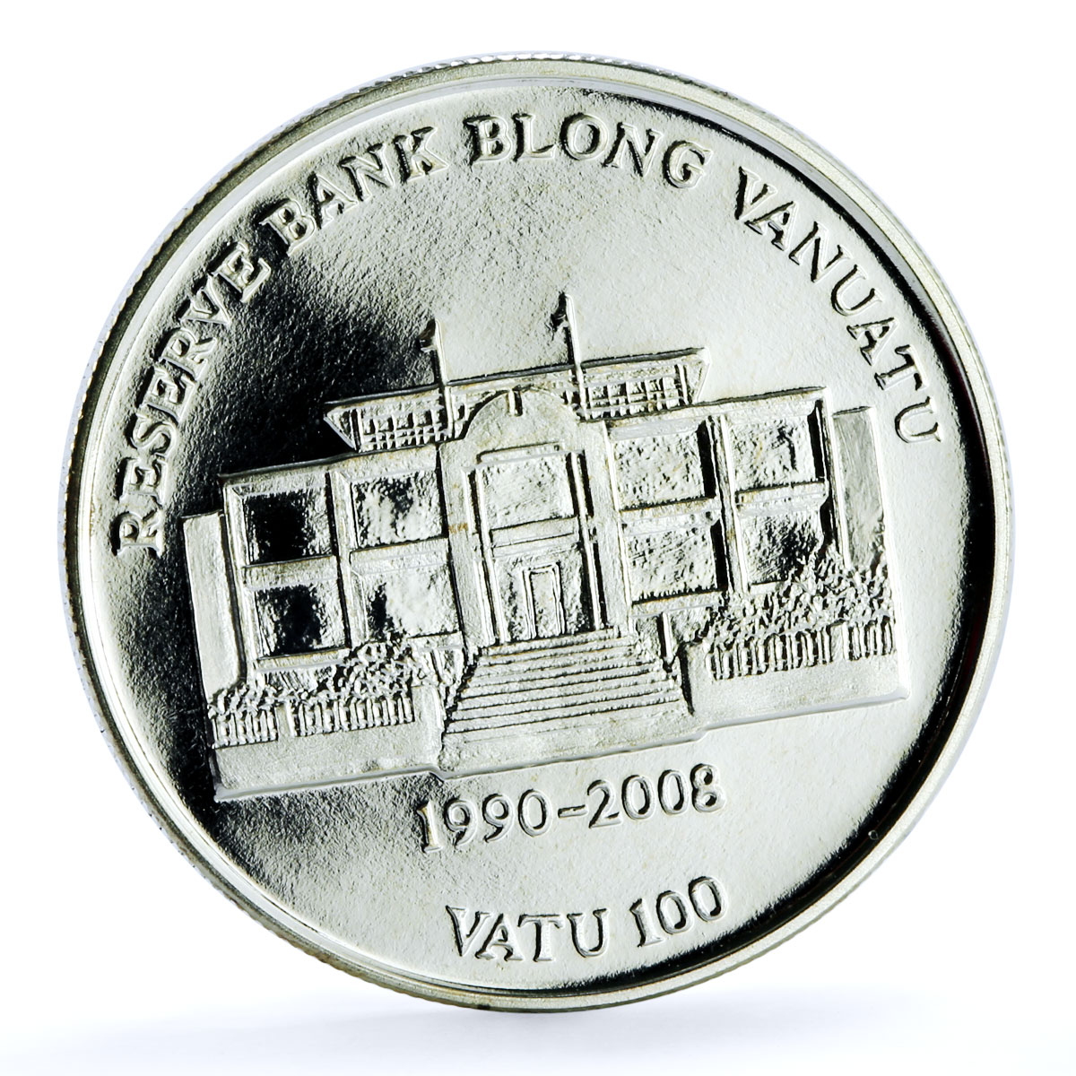 Vanuatu 100 50 vatu Set Central Bank Schon-75 Schon-76 silvered CuNi coins 2009 Vanuatu 100 50 vatu Set Central Bank Schon-75 Schon-76 silvered CuNi coins 2009