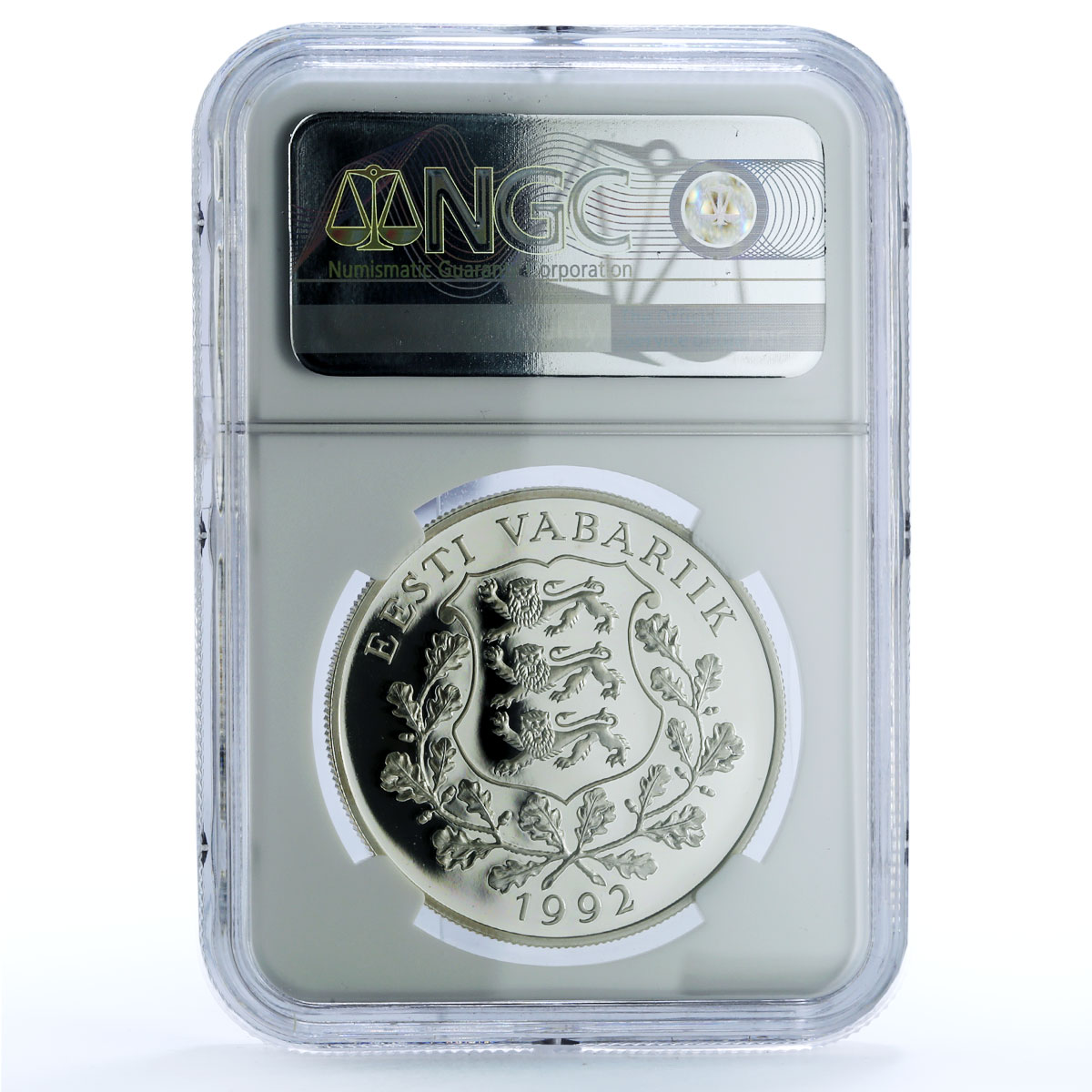 Estonia 10 krooni Barn Swallow KM-26 Bird Fauna PF 69 NGC silver coin 1992 Estonia 10 krooni Barn Swallow KM-26 Bird Fauna PF 69 NGC silver coin 1992