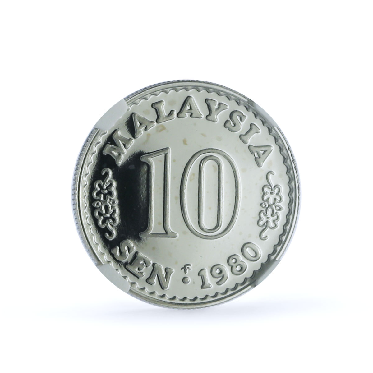 Malaysia 10 sen Parliament House KM-3 Building PF 68 NGC CuNi coin 1980 Malaysia 10 sen Parliament House KM-3 Building PF 68 NGC CuNi coin 1980