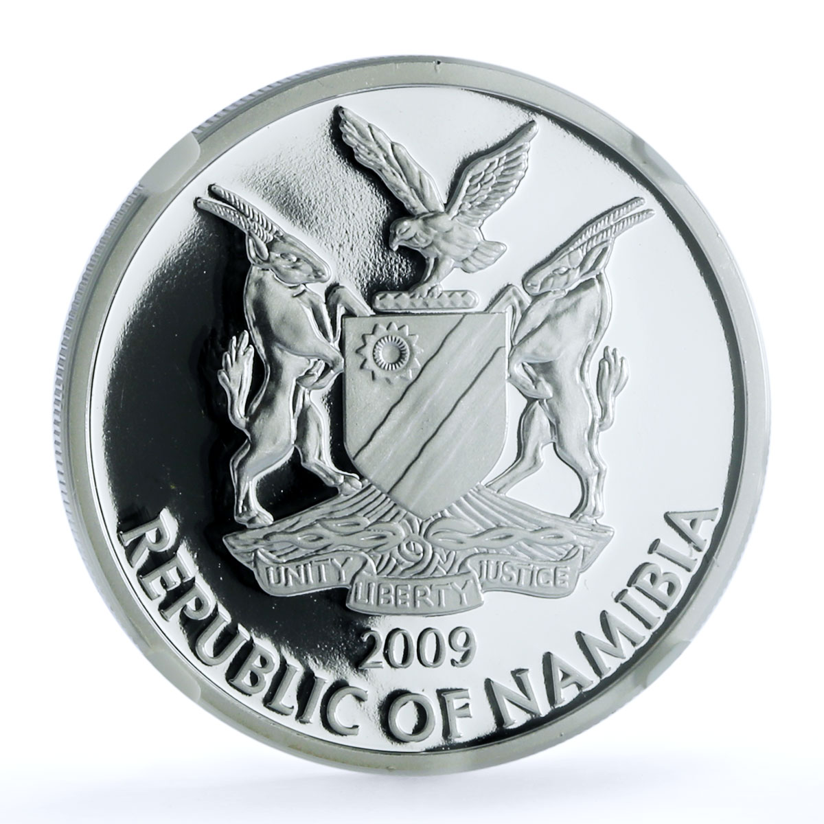 Namibia 10 dollars Wilhelm II Germany KM-35 Monarchs PF 69 NGC silver coin 2009