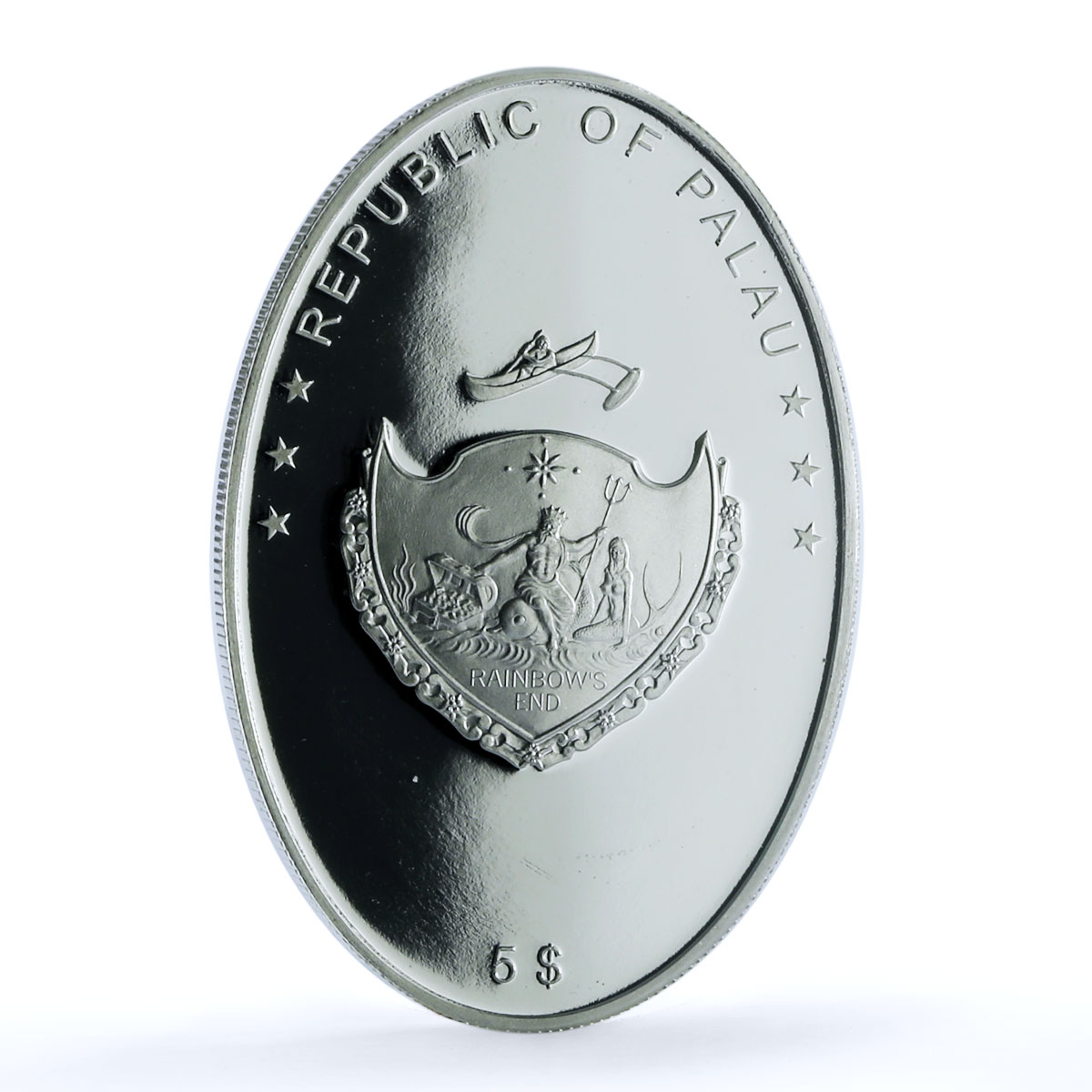 Palau 5 dollars Don Quixote Cervantes KM-168 Literature PF 69 NGC Ag coin 2008 Palau 5 dollars Don Quixote Cervantes KM-168 Literature PF 69 NGC Ag coin 2008