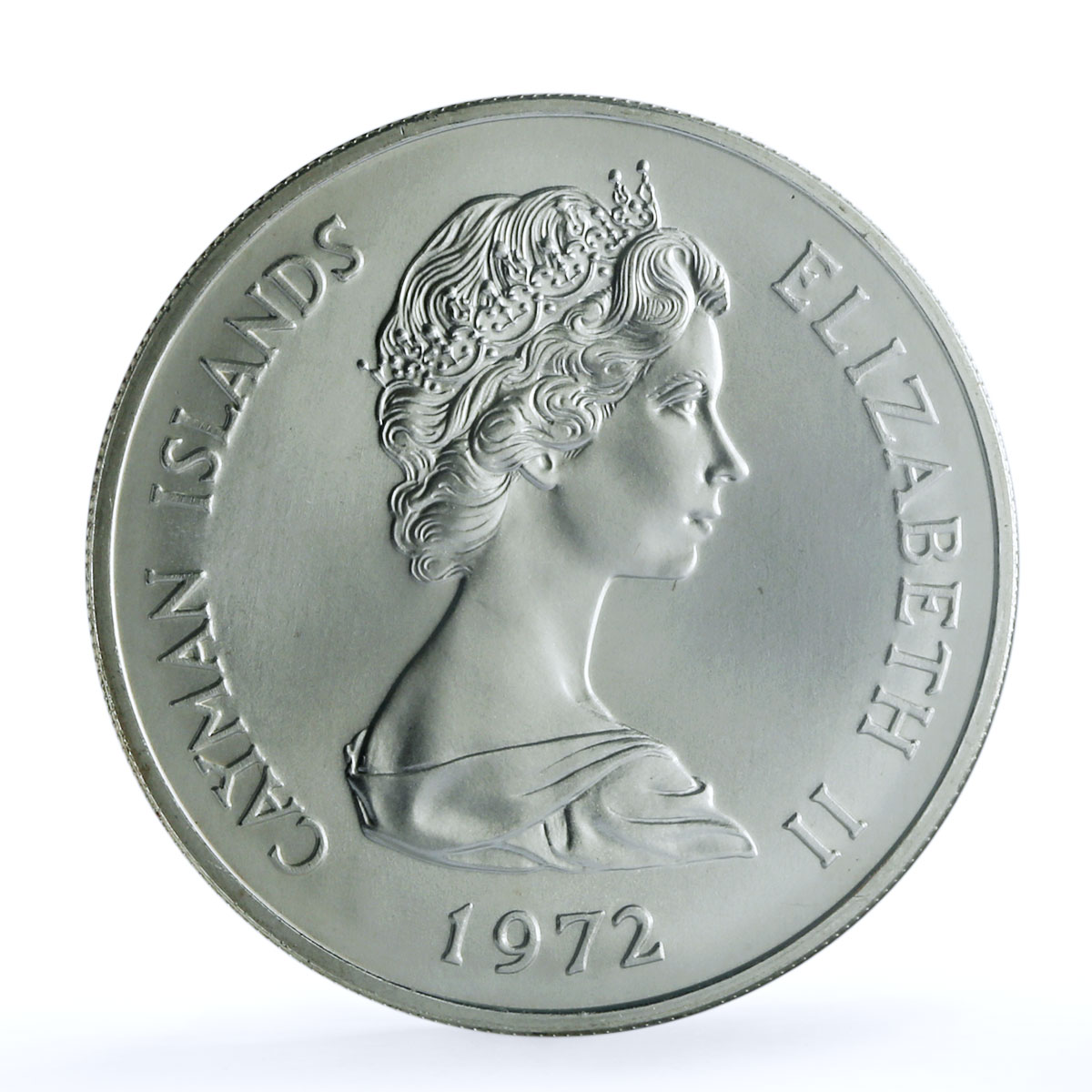 Cayman Islands 25 dollars Wedding Elizabeth II Philip MS 69 NGC silver coin 1972 Cayman Islands 25 dollars Wedding Elizabeth II Philip MS 69 NGC silver coin 1972