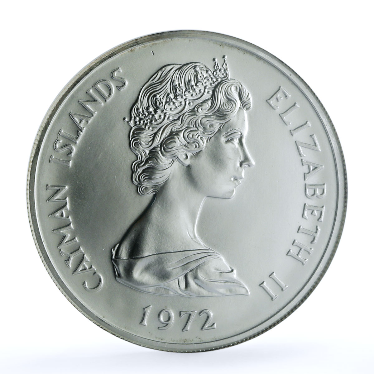 Cayman Islands 25 dollars Wedding Elizabeth II Philip MS 68 NGC silver coin 1972 Cayman Islands 25 dollars Wedding Elizabeth II Philip MS 68 NGC silver coin 1972