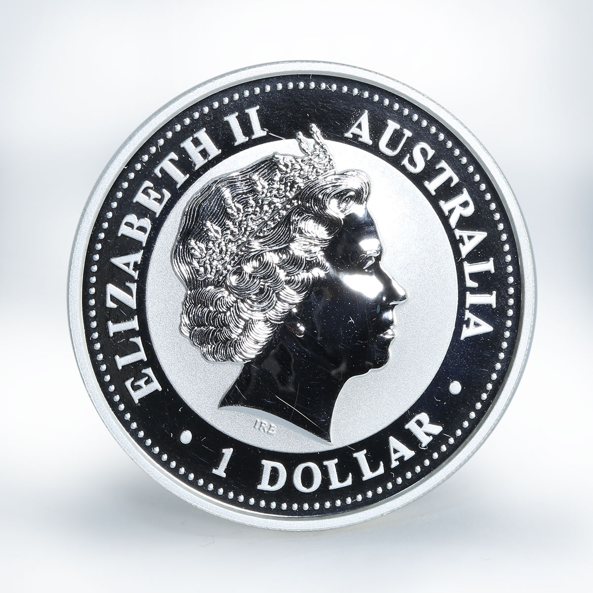 Australia 1 dollar Year of the Dog Lunar Series I 1 Oz Silver Gilded Coin 2006