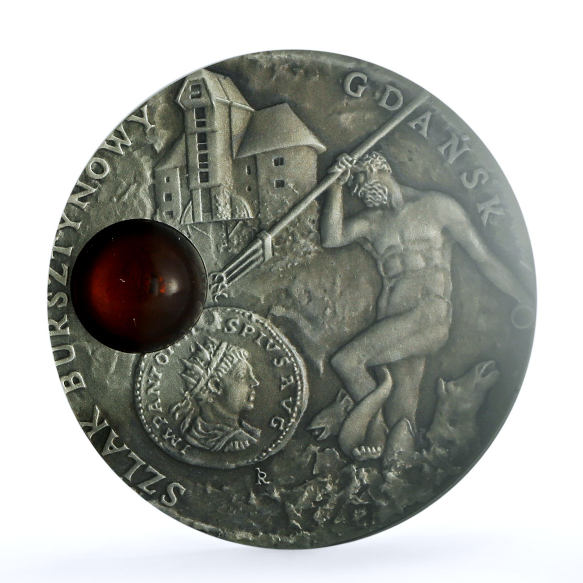 Niue 1 dollar Gdansk KM-202 Amber Route City MS 70 NGC silver coin 2008 Niue 1 dollar Gdansk KM-202 Amber Route City MS 70 NGC silver coin 2008