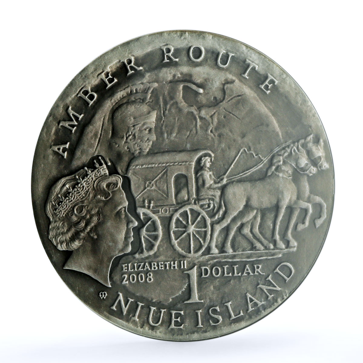 Niue 1 dollar Gdansk KM-202 Amber Route City MS 70 NGC silver coin 2008 Niue 1 dollar Gdansk KM-202 Amber Route City MS 70 NGC silver coin 2008