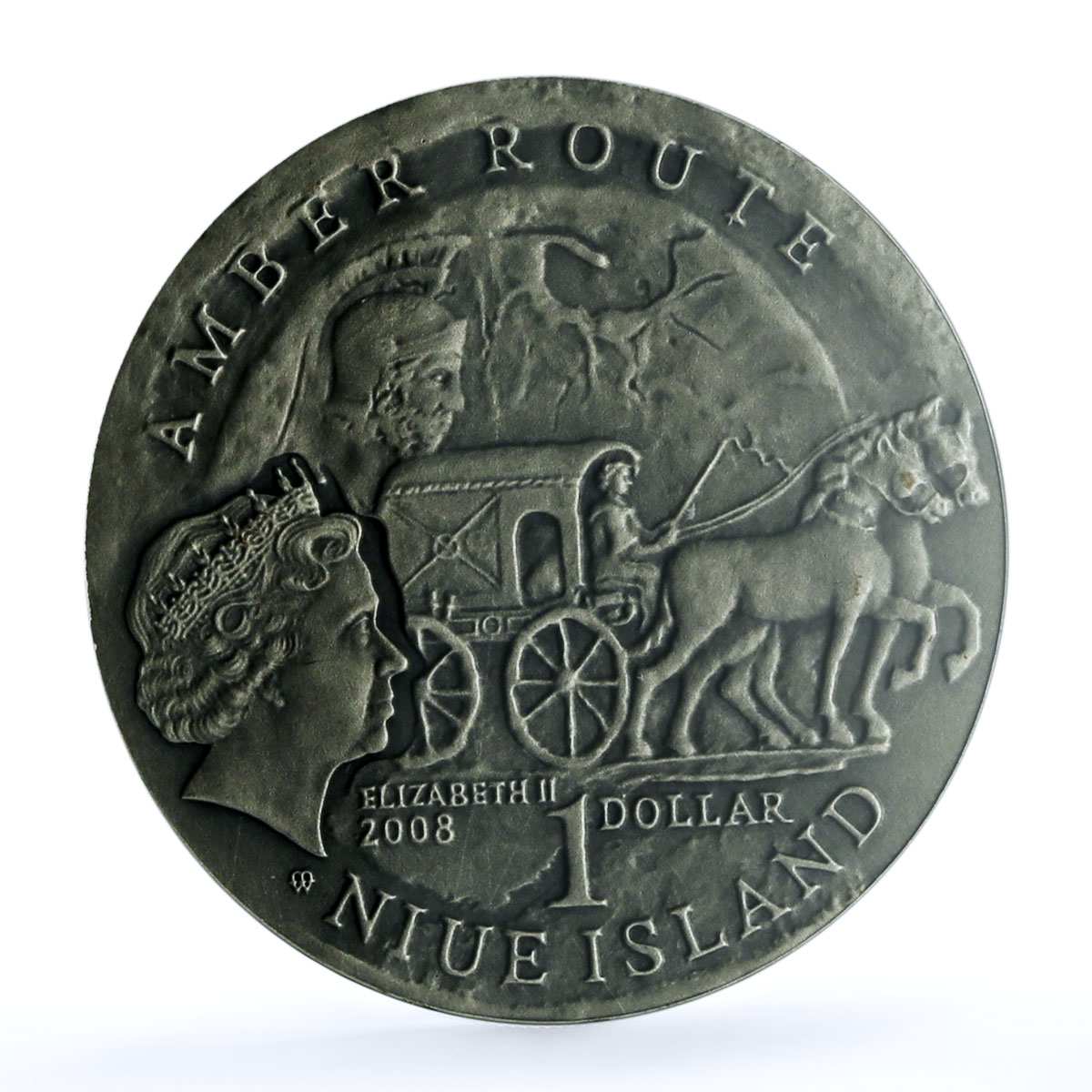 Niue 1 dollar Kaliningrad KM-204 Amber Route City MS 70 NGC silver coin 2008 Niue 1 dollar Kaliningrad KM-204 Amber Route City MS 70 NGC silver coin 2008