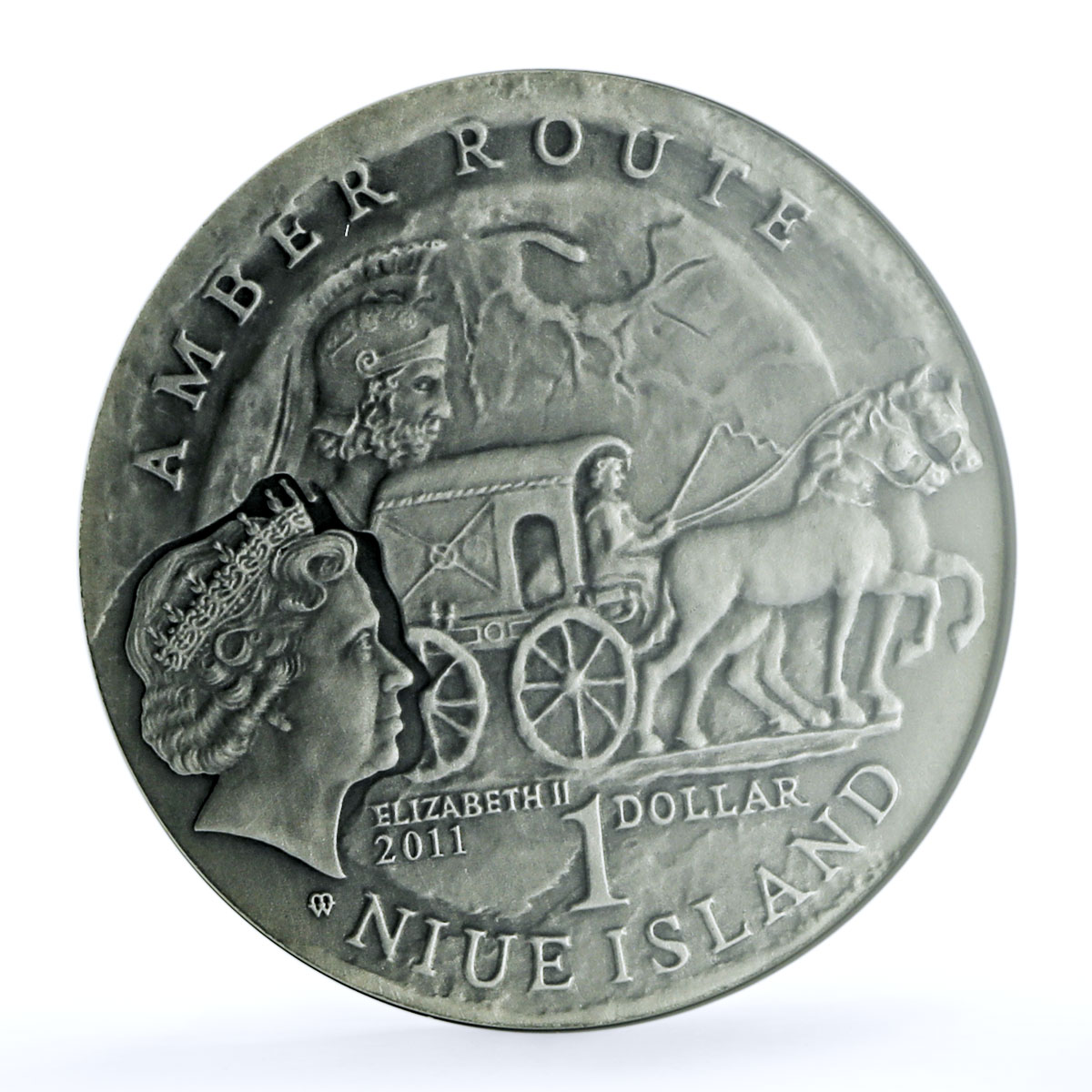 Niue 1 dollar Aquileia KM-586 Amber Route City MS 70 NGC silver coin 2011 Niue 1 dollar Aquileia KM-586 Amber Route City MS 70 NGC silver coin 2011