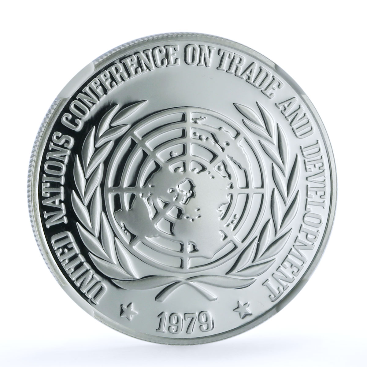Philippines 25 piso Conference KM-228 United Nations PF 69 NGC silver coin 1979 Philippines 25 piso Conference KM-228 United Nations PF 69 NGC silver coin 1979