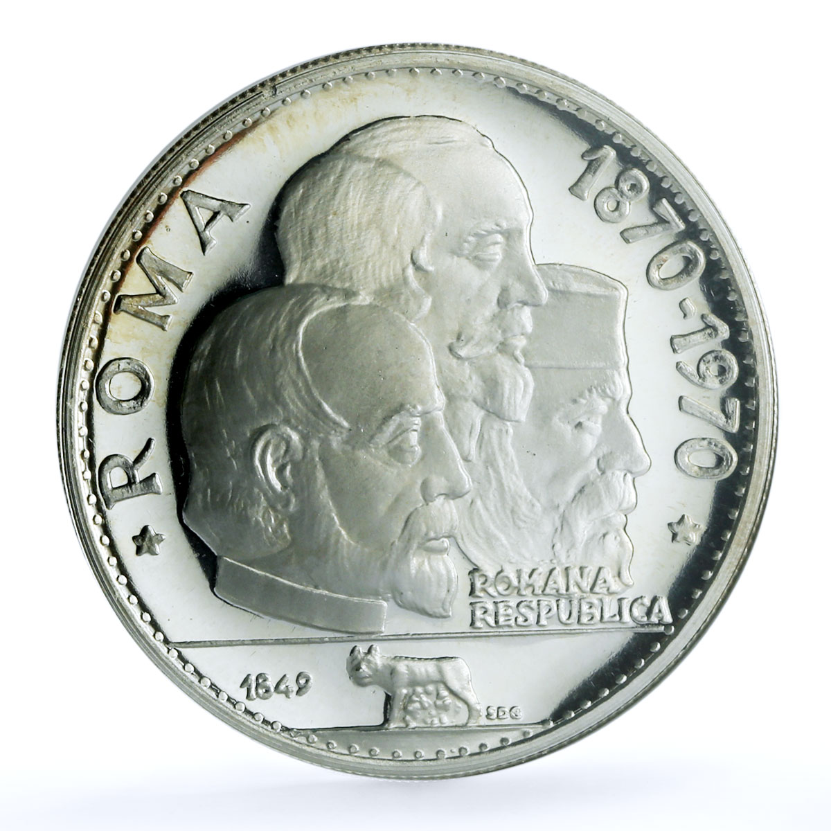 UAE Ras al-Khaimah 15 riyals Rome Centennial KM-19 PF 68 NGC silver coin 1970 UAE Ras al-Khaimah 15 riyals Rome Centennial KM-19 PF 68 NGC silver coin 1970