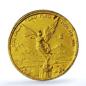 Mexico 1/20 onza Libertad Angel of Independence KM-671 Bullion gold coin 2006