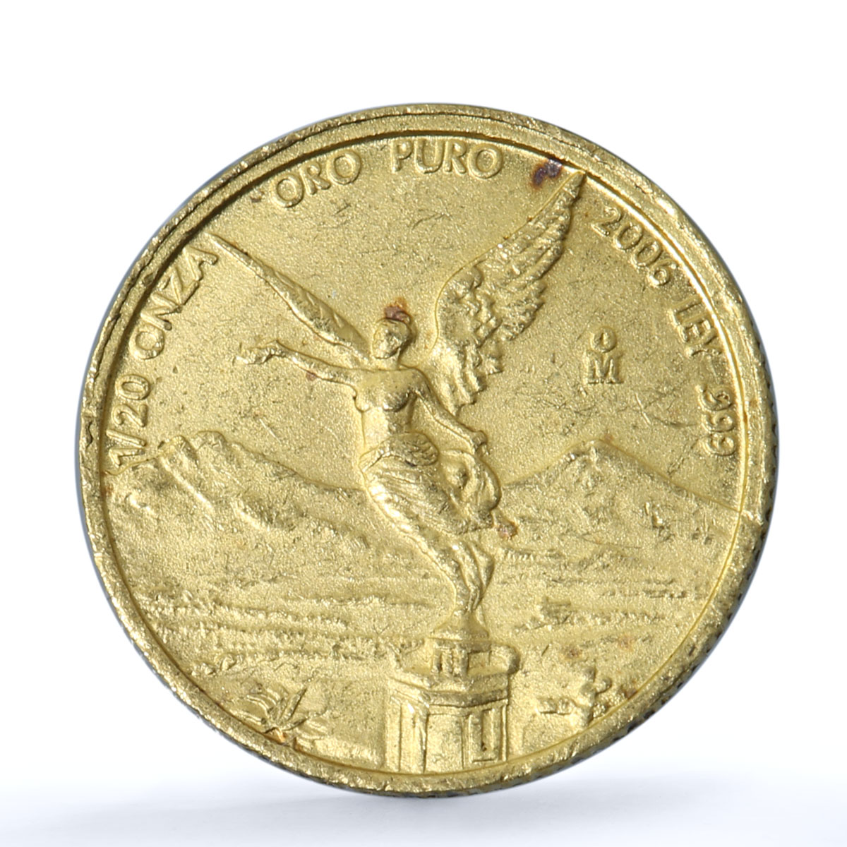 Mexico 1/20 onza Libertad Angel of Independence KM-671 Bullion gold coin 2006