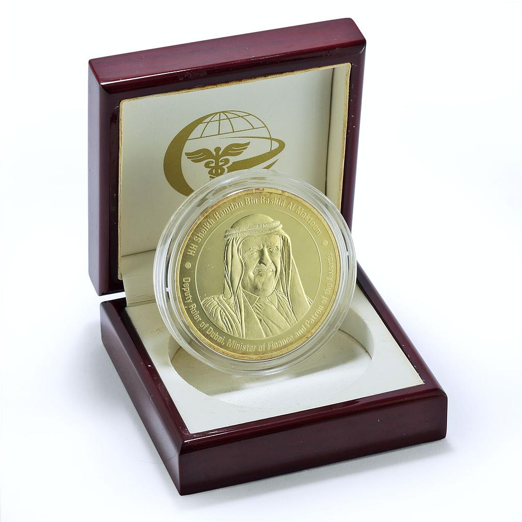 United Arab Emirates Sheikh Al Maktoum Medical Sciences Award 60mm medal 2008