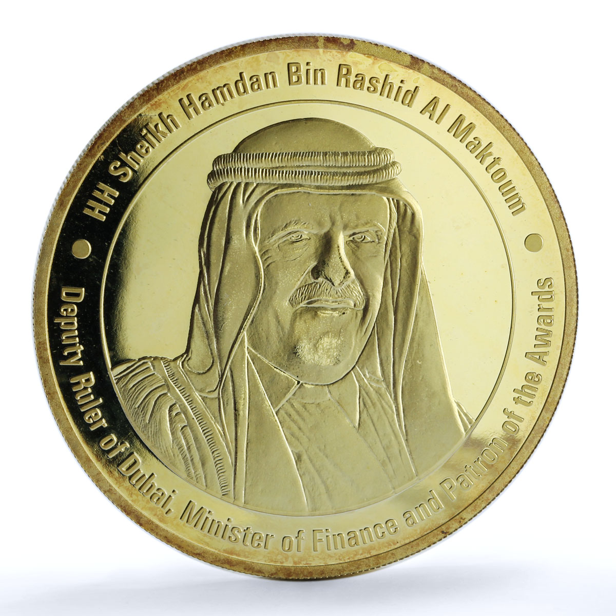 United Arab Emirates Sheikh Al Maktoum Medical Sciences Award 60mm medal 2008