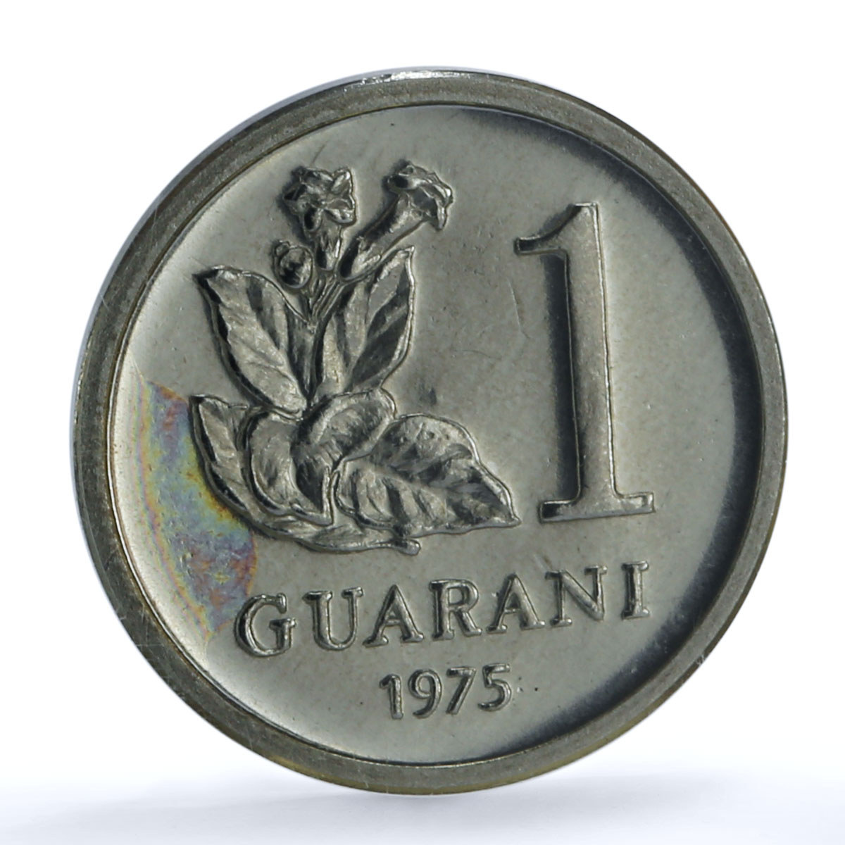 Paraguay 50 10 5 1 guaranies Set Republic Commemorative proof steel coins 1975