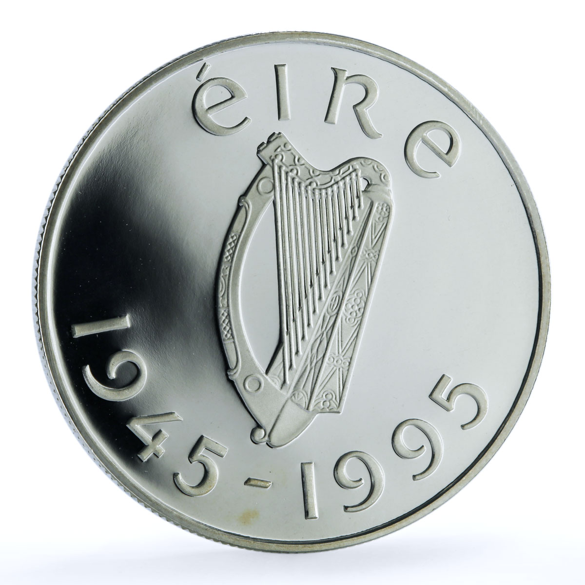 Ireland 1 pound United Nations UN KM-30 Anniversary Bird proof silver coin 1995 Ireland 1 pound United Nations UN KM-30 Anniversary Bird proof silver coin 1995