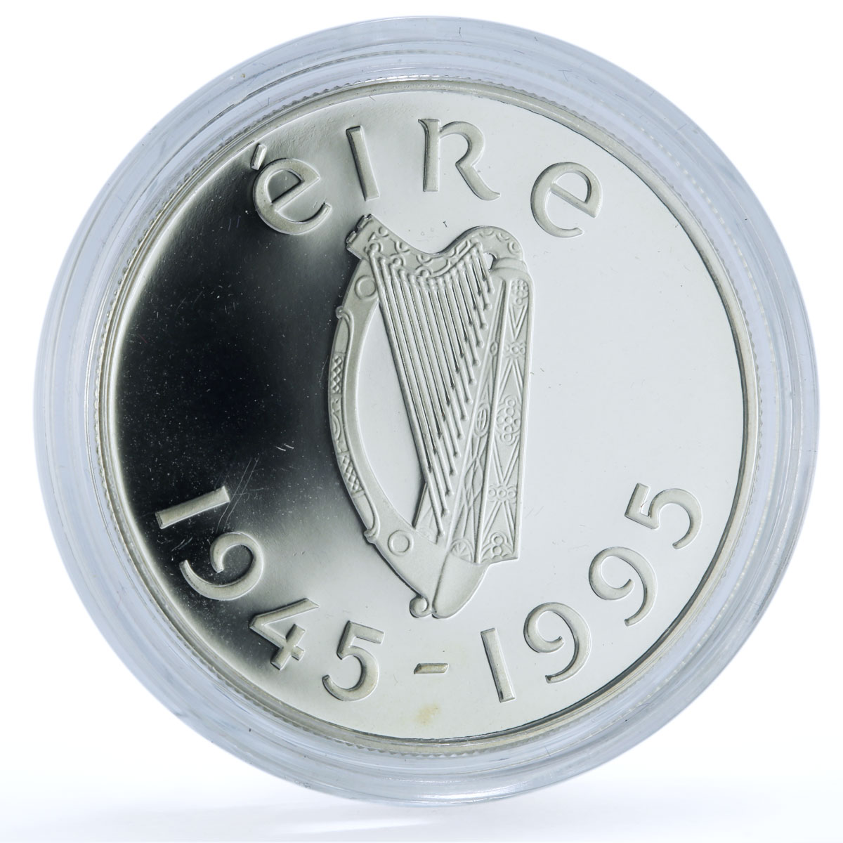 Ireland 1 pound United Nations UN KM-30 Anniversary Bird proof silver coin 1995 Ireland 1 pound United Nations UN KM-30 Anniversary Bird proof silver coin 1995