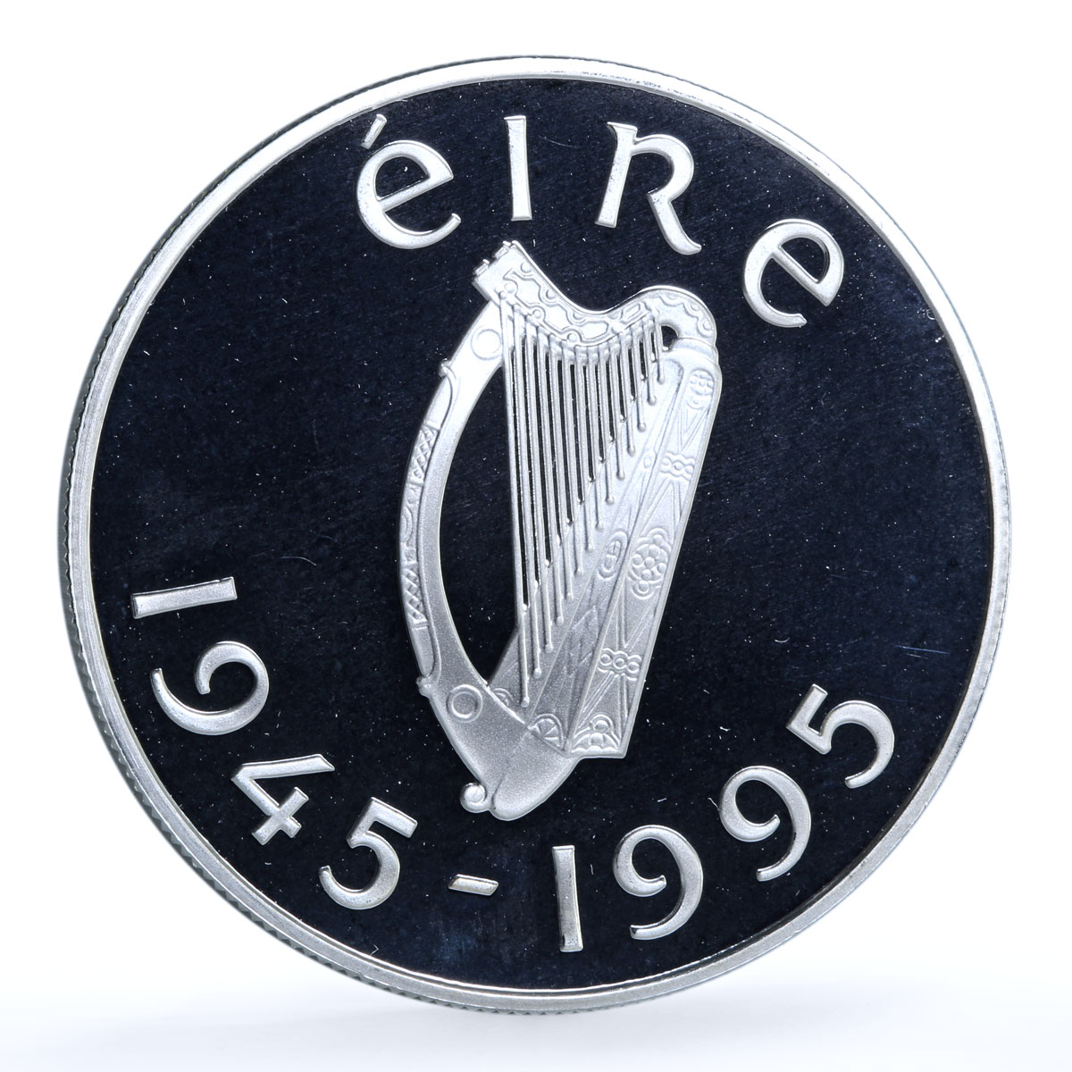 Ireland 1 pound United Nations UN KM-30 Anniversary Bird proof silver coin 1995 Ireland 1 pound United Nations UN KM-30 Anniversary Bird proof silver coin 1995