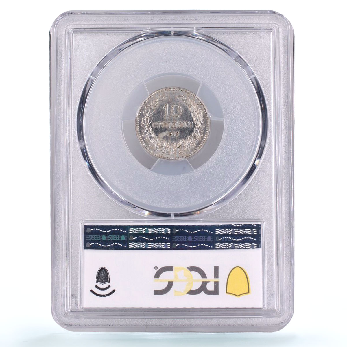 Bulgaria 10 stotinki Ferdinand I KM-25 MS 62 PCGS CuNi coin 1913 Bulgaria 10 stotinki Ferdinand I KM-25 MS 62 PCGS CuNi coin 1913