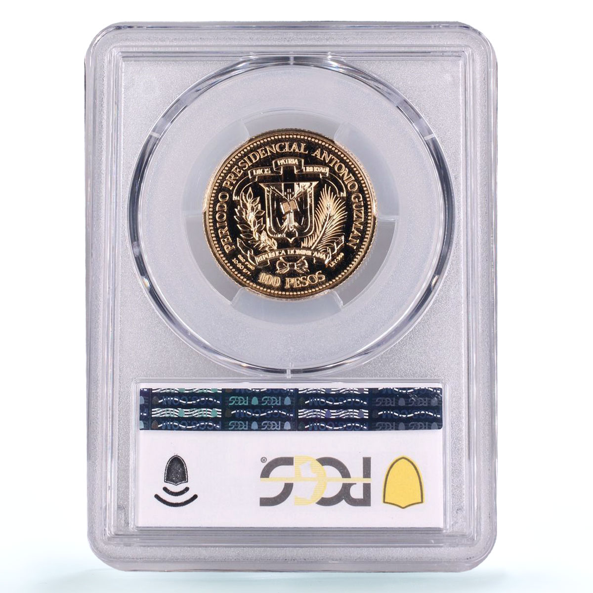 Dominican Republic 100 pesos Pope John Paul II KM-55 MS 70 PCGS gold coin 1979