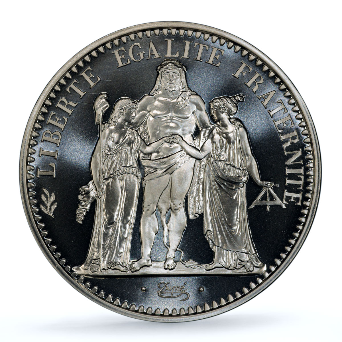 France 10 francs Hercules Piedfort KM-932 P482 SP 69 PCGS silver coin 1973