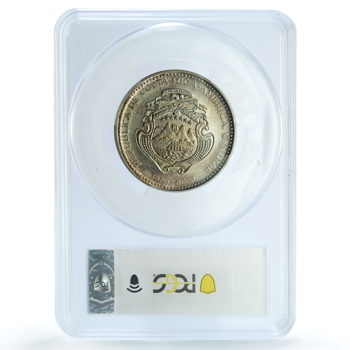 Costa Rica 20 colones Venus de Milo KM-193 Statue Art PR62 PCGS silver coin 1970 Costa Rica 20 colones Venus de Milo KM-193 Statue Art PR62 PCGS silver coin 1970