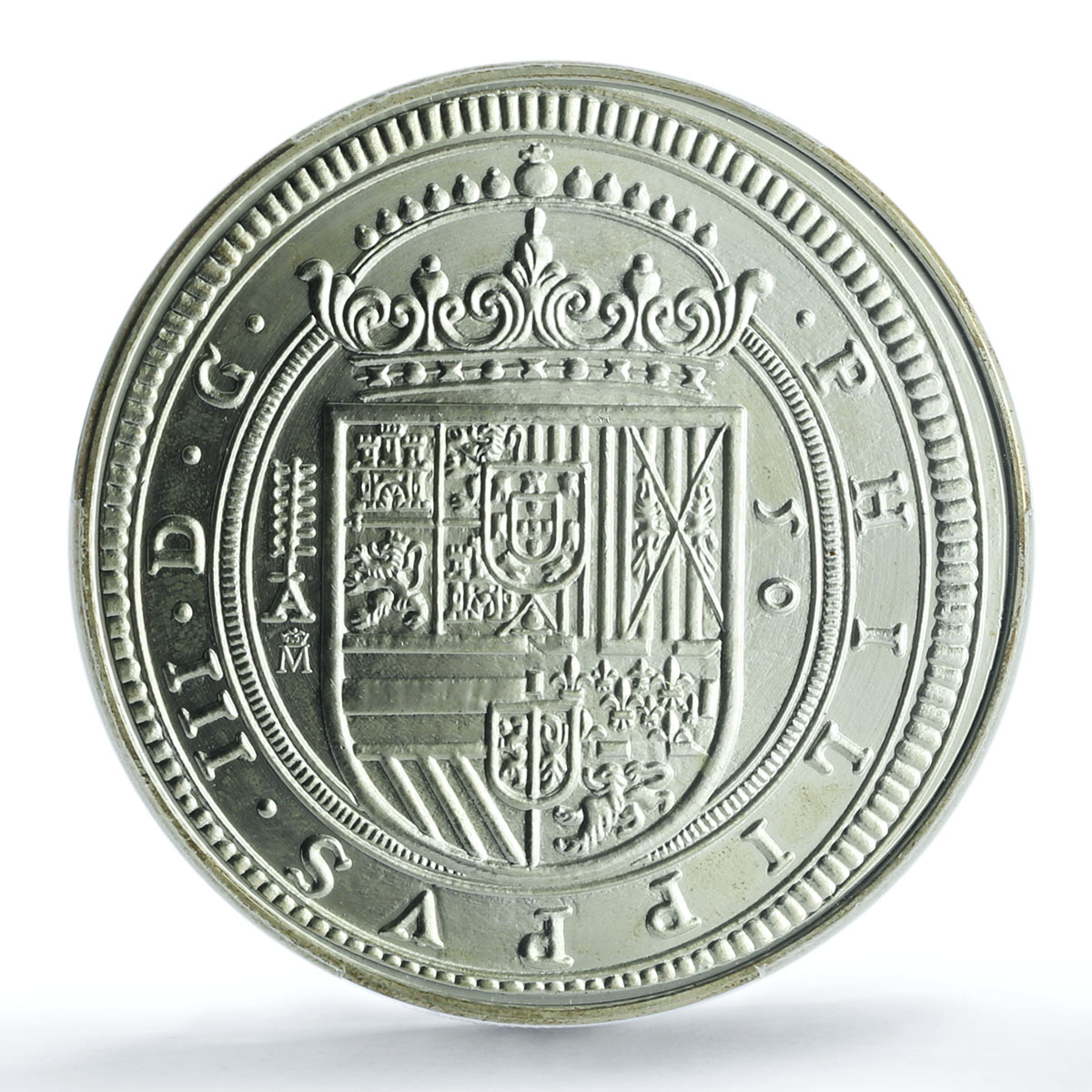 Spain 50 reales 1618 A Restrike Segovia Calico-1002 SP 67 PCGS silver coin ND