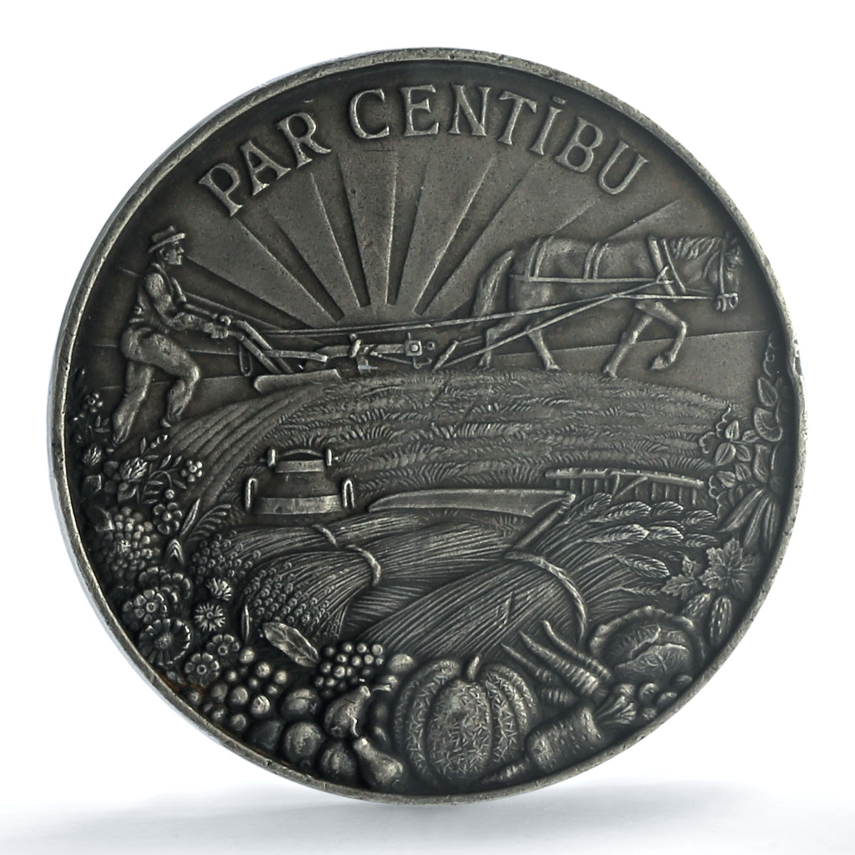 Latvia Agriculture Ministry Bartels-1329 Horse MS 62 PCGS silver medal 1930 Latvia Agriculture Ministry Bartels-1329 Horse MS 62 PCGS silver medal 1930