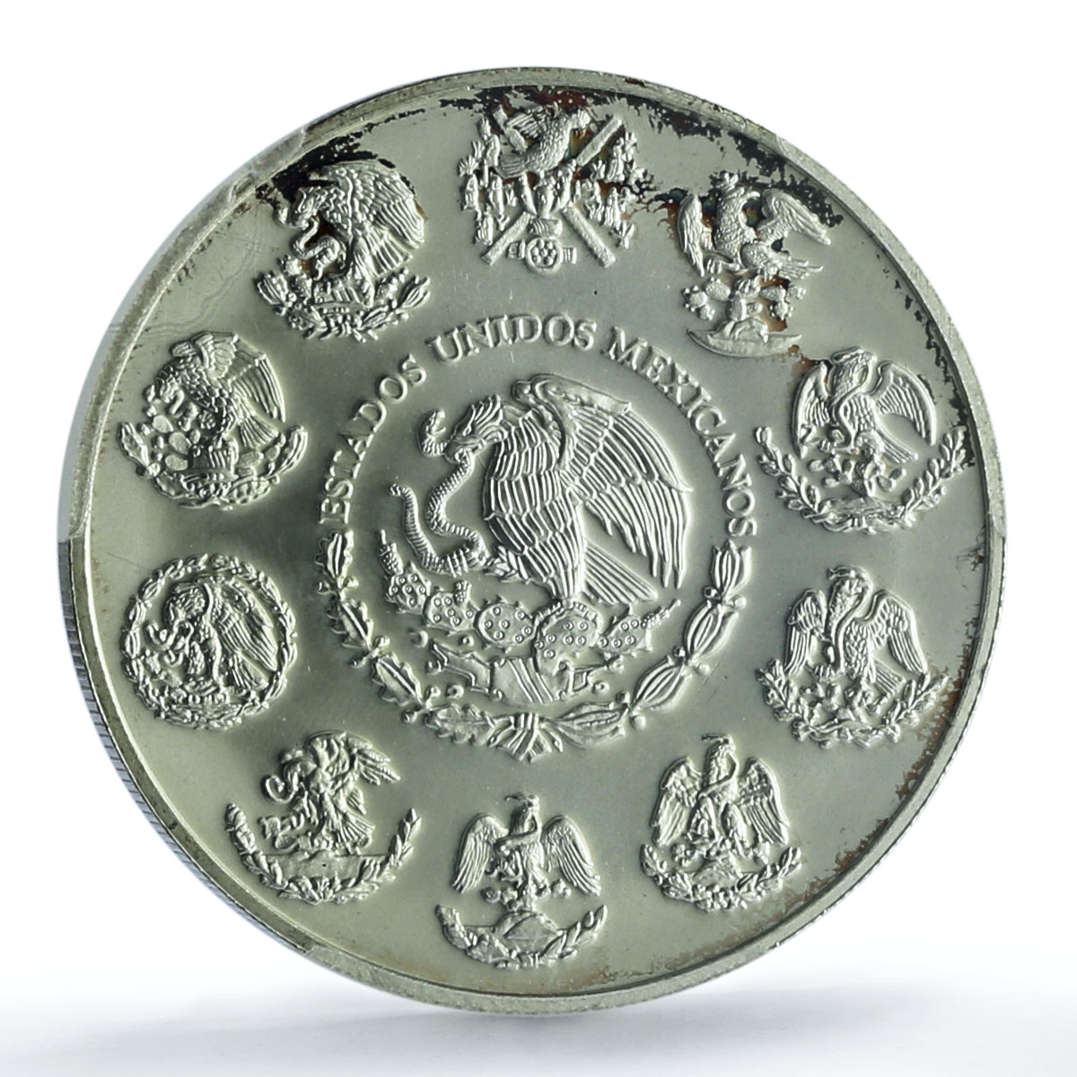 Mexico 2 onzas Libertad Angel of Independence KM-614 MS 66 PCGS silver coin 1999 Mexico 2 onzas Libertad Angel of Independence KM-614 MS 66 PCGS silver coin 1999