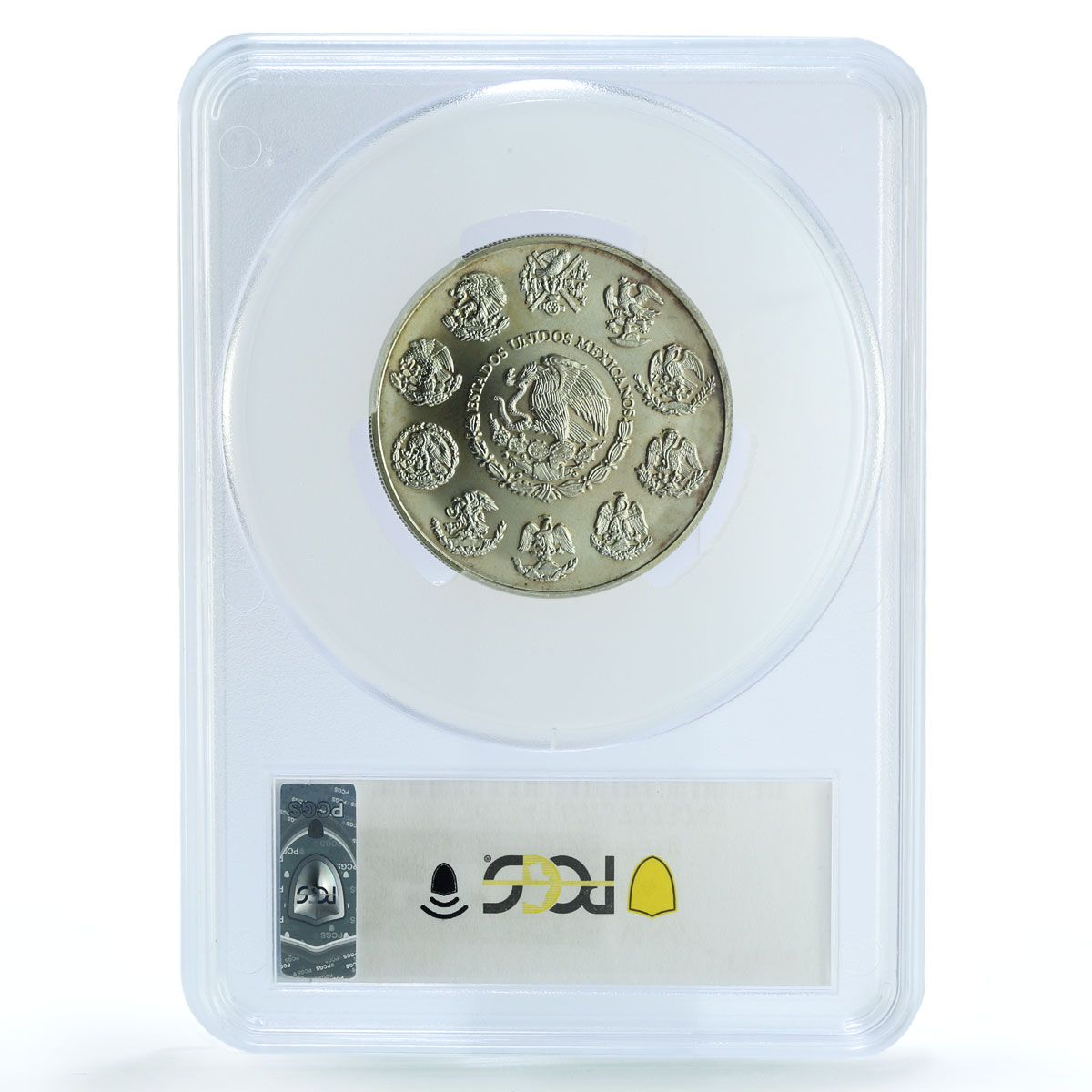 Mexico 2 onzas Libertad Angel of Independence KM-614 MS 67 PCGS silver coin 1996 Mexico 2 onzas Libertad Angel of Independence KM-614 MS 67 PCGS silver coin 1996