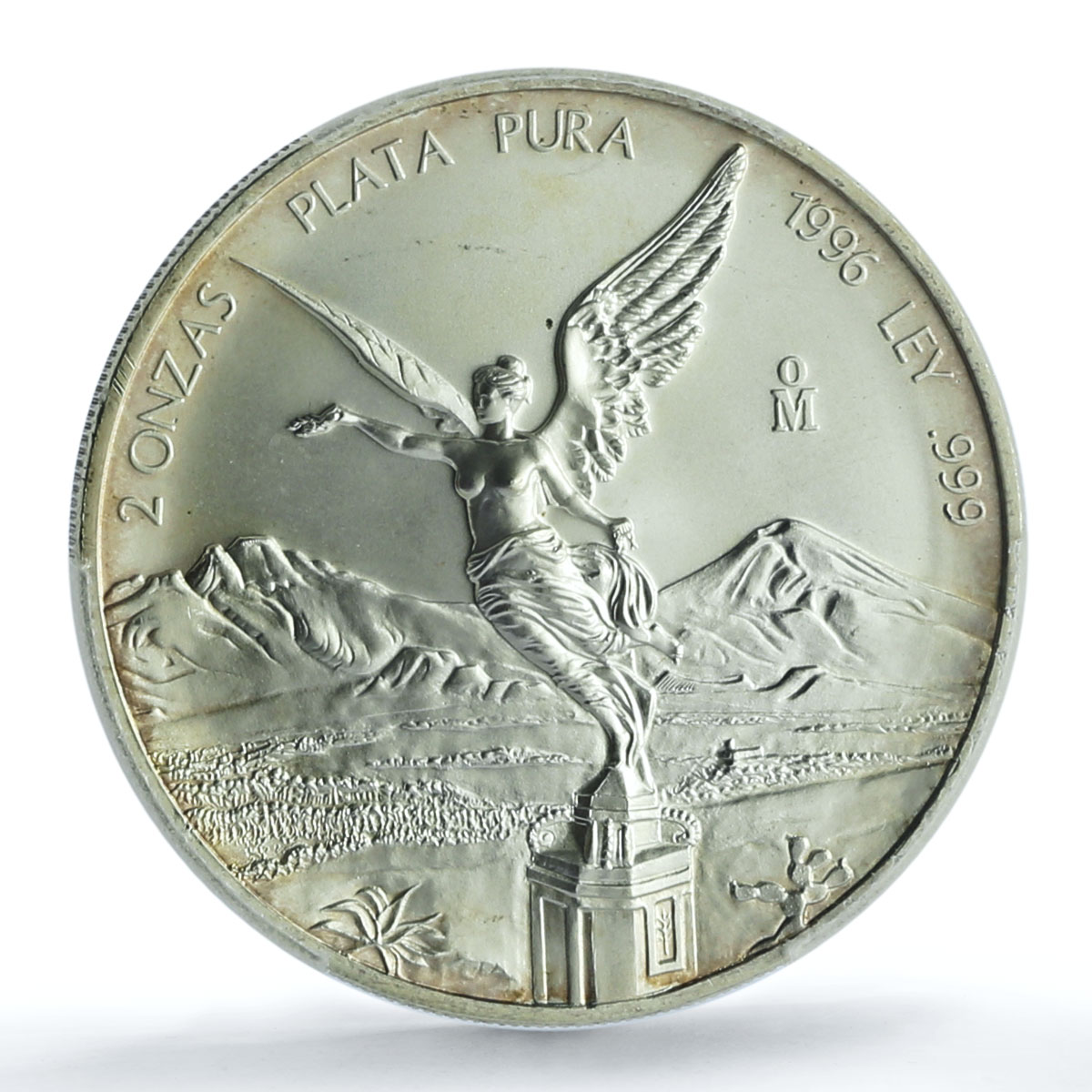 Mexico 2 onzas Libertad Angel of Independence KM-614 MS 67 PCGS silver coin 1996 Mexico 2 onzas Libertad Angel of Independence KM-614 MS 67 PCGS silver coin 1996