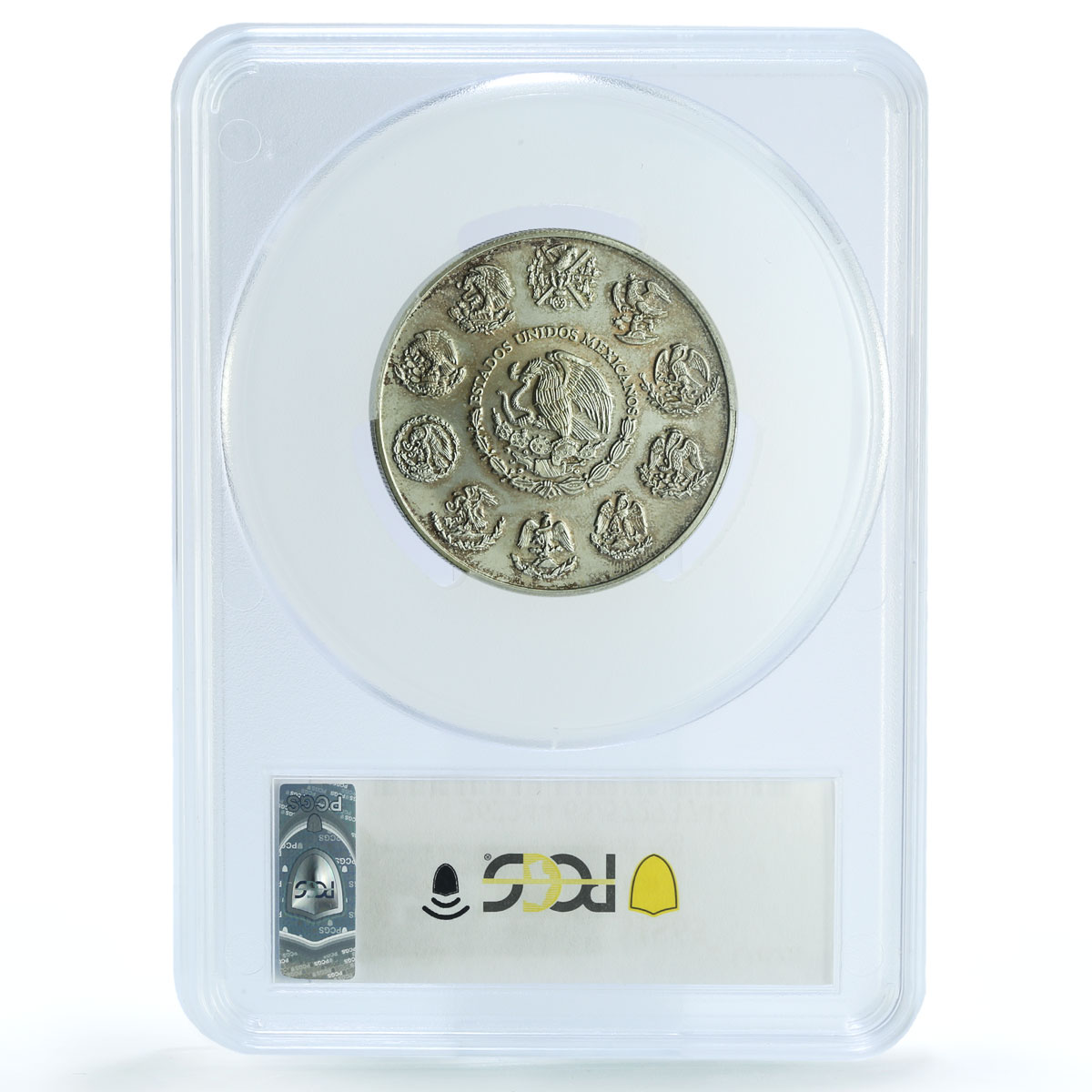 Mexico 2 onzas Libertad Angel of Independence KM-614 MS 65 PCGS silver coin 1997 Mexico 2 onzas Libertad Angel of Independence KM-614 MS 65 PCGS silver coin 1997