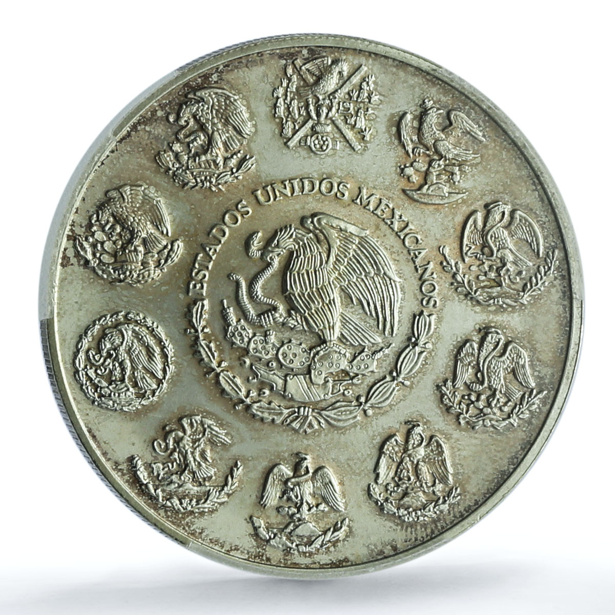 Mexico 2 onzas Libertad Angel of Independence KM-614 MS 65 PCGS silver coin 1997 Mexico 2 onzas Libertad Angel of Independence KM-614 MS 65 PCGS silver coin 1997