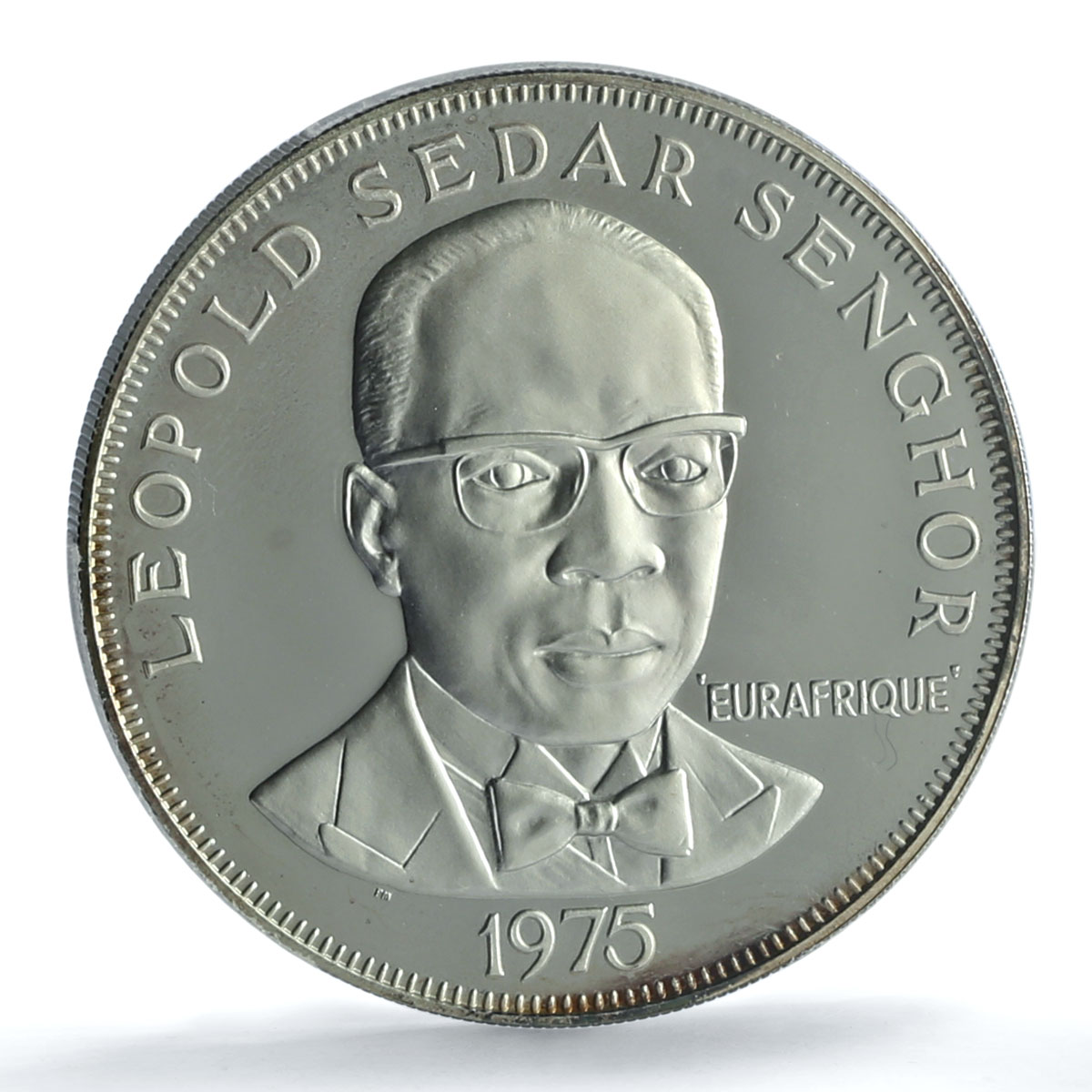 Senegal 150 francs Eurafrique Program Stork KM-6 Bird PR68 PCGS silver coin 1975 Senegal 150 francs Eurafrique Program Stork KM-6 Bird PR68 PCGS silver coin 1975