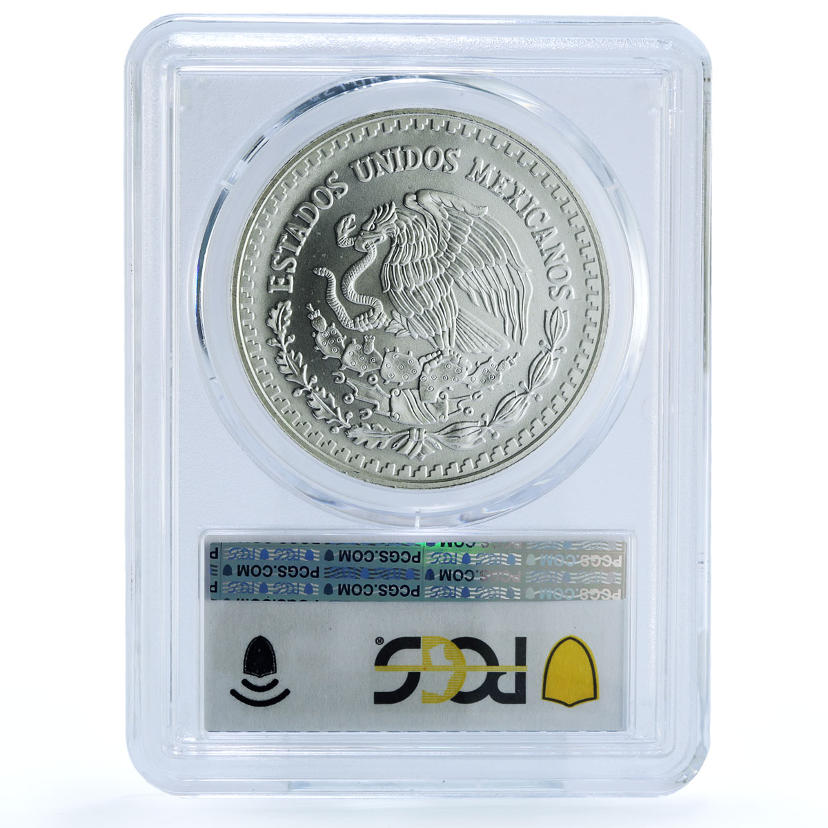 Mexico 1 onza Libertad Angel of Independence KM-613 MS 67 PCGS silver coin 1997