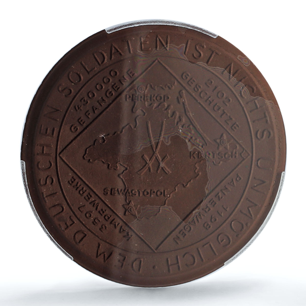 Germany Third Reich Sevastopol Capture Scheuch-1882a MS 65 PCGS medal 1942 Germany Third Reich Sevastopol Capture Scheuch-1882a MS 65 PCGS medal 1942