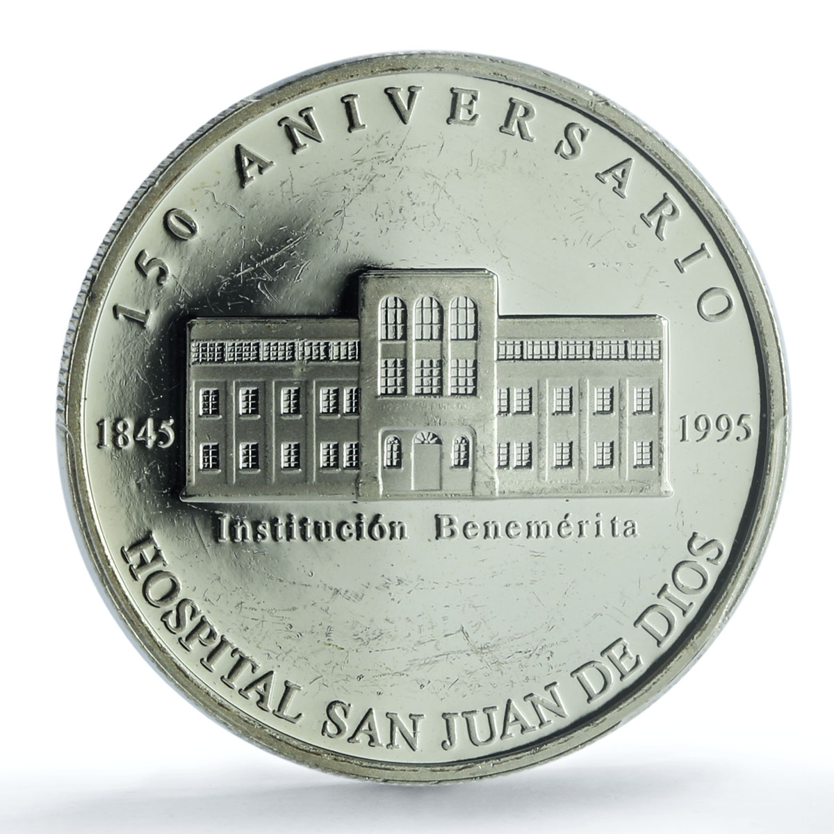 Costa Rica 3000 colones San Juan Hospital KM-234 PR 62 PCGS silver coin 1994 Costa Rica 3000 colones San Juan Hospital KM-234 PR 62 PCGS silver coin 1994