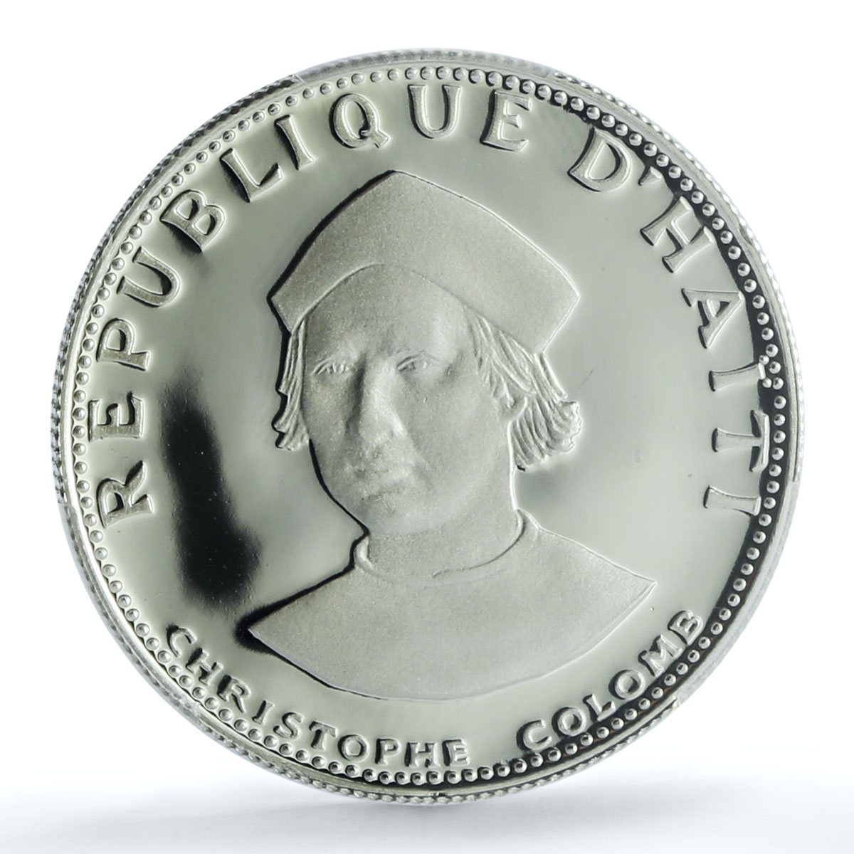 Haiti 25 gourdes Christopher Columbus KM-102 PR 69 PCGS silver coin 1973