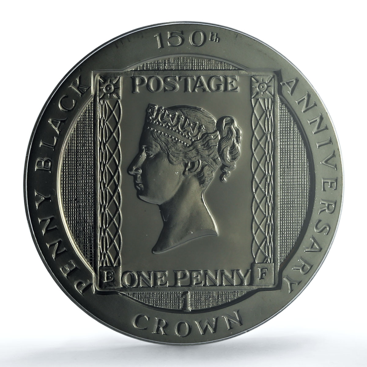 Isle of Man 1 crown Penny Black Stamp KM-267a PR 69 PCGS silver coin 1990 Isle of Man 1 crown Penny Black Stamp KM-267a PR 69 PCGS silver coin 1990