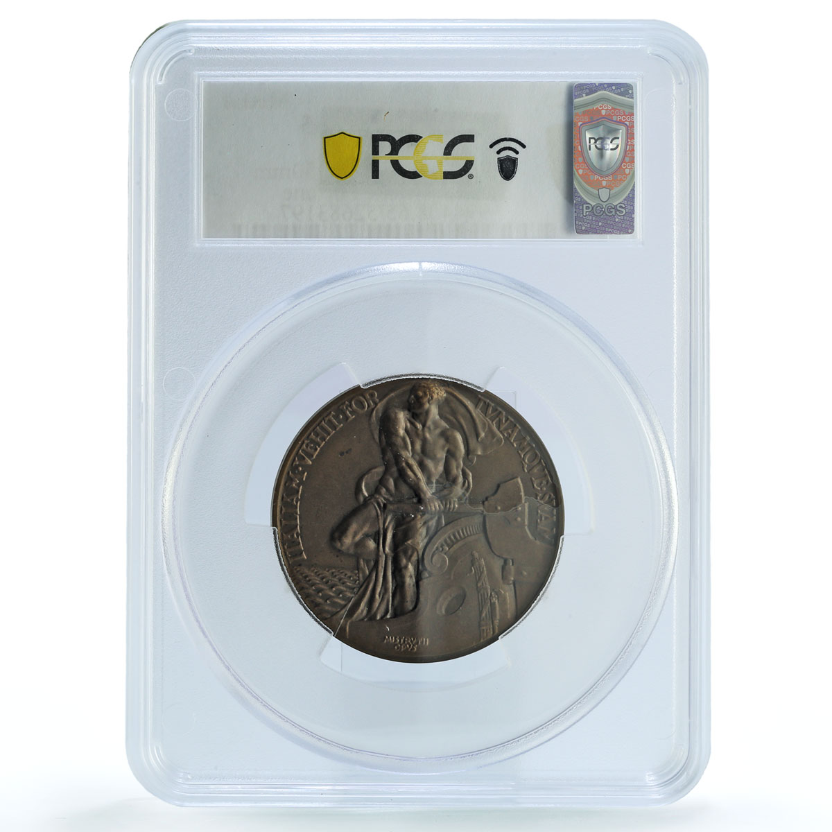 Italy Benito Mussolini Morbiducci Casolari III-1 MS 65 PCGS bronze medal 1925 Italy Benito Mussolini Morbiducci Casolari III-1 MS 65 PCGS bronze medal 1925