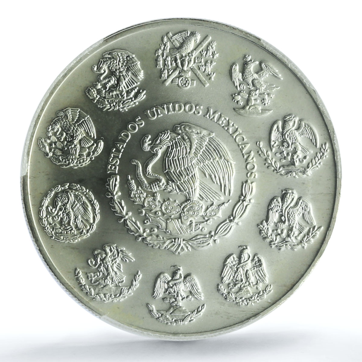 Mexico 2 onzas Libertad Angel of Independence KM-614 MS 67 PCGS silver coin 2001 Mexico 2 onzas Libertad Angel of Independence KM-614 MS 67 PCGS silver coin 2001