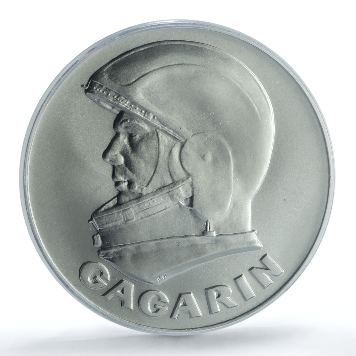 Russia Gagarin Vostok Rocket First Man in Space MS 70 PCGS aluminum medal 1991 Russia Gagarin Vostok Rocket First Man in Space MS 70 PCGS aluminum medal 1991