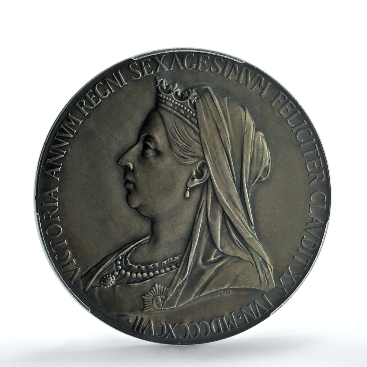 Great Britain Queen Victoria Jubilee Eimer-1817a SP 64 PCGS silver medal 1897 Great Britain Queen Victoria Jubilee Eimer-1817a SP 64 PCGS silver medal 1897