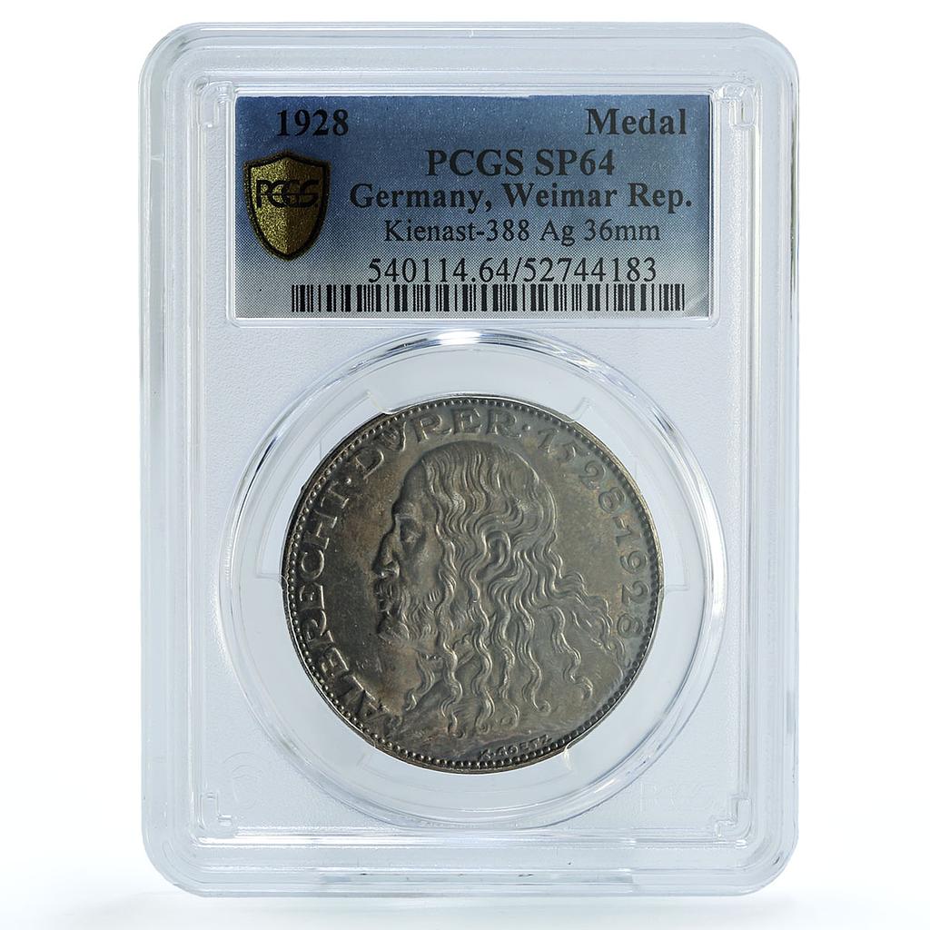 Germany Weimar Albrecht Durer Goetz Kienast-388 Art SP 64 PCGS silver medal 1928 Germany Weimar Albrecht Durer Goetz Kienast-388 Art SP 64 PCGS silver medal 1928
