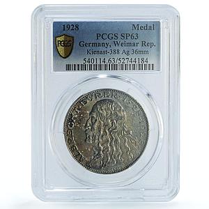 Germany Weimar Albrecht Durer Goetz Kienast-388 Art SP 63 PCGS silver medal 1928