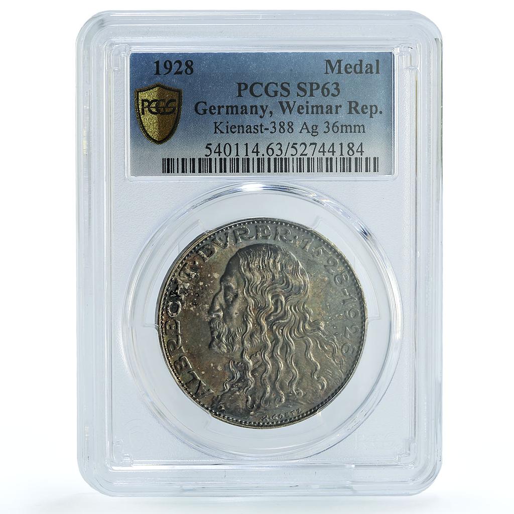 Germany Weimar Albrecht Durer Goetz Kienast-388 Art SP 63 PCGS silver medal 1928 Germany Weimar Albrecht Durer Goetz Kienast-388 Art SP 63 PCGS silver medal 1928