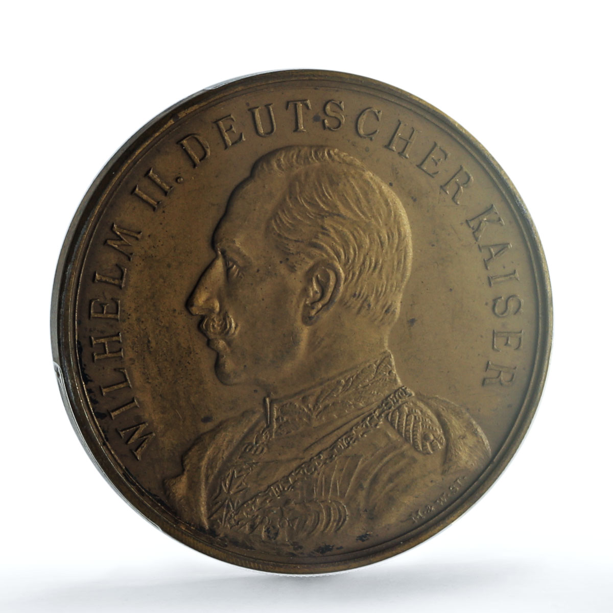 Germany Wilhelm II Campaign France Russia Zetzmann-2075 SP 63 PCGS AE medal 1914 Germany Wilhelm II Campaign France Russia Zetzmann-2075 SP 63 PCGS AE medal 1914