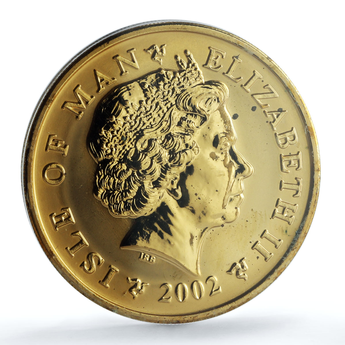 Isle of Man 60 pence Euro Currency Converter KM-1128 MS 65 PCGS brass coin 2002 Isle of Man 60 pence Euro Currency Converter KM-1128 MS 65 PCGS brass coin 2002