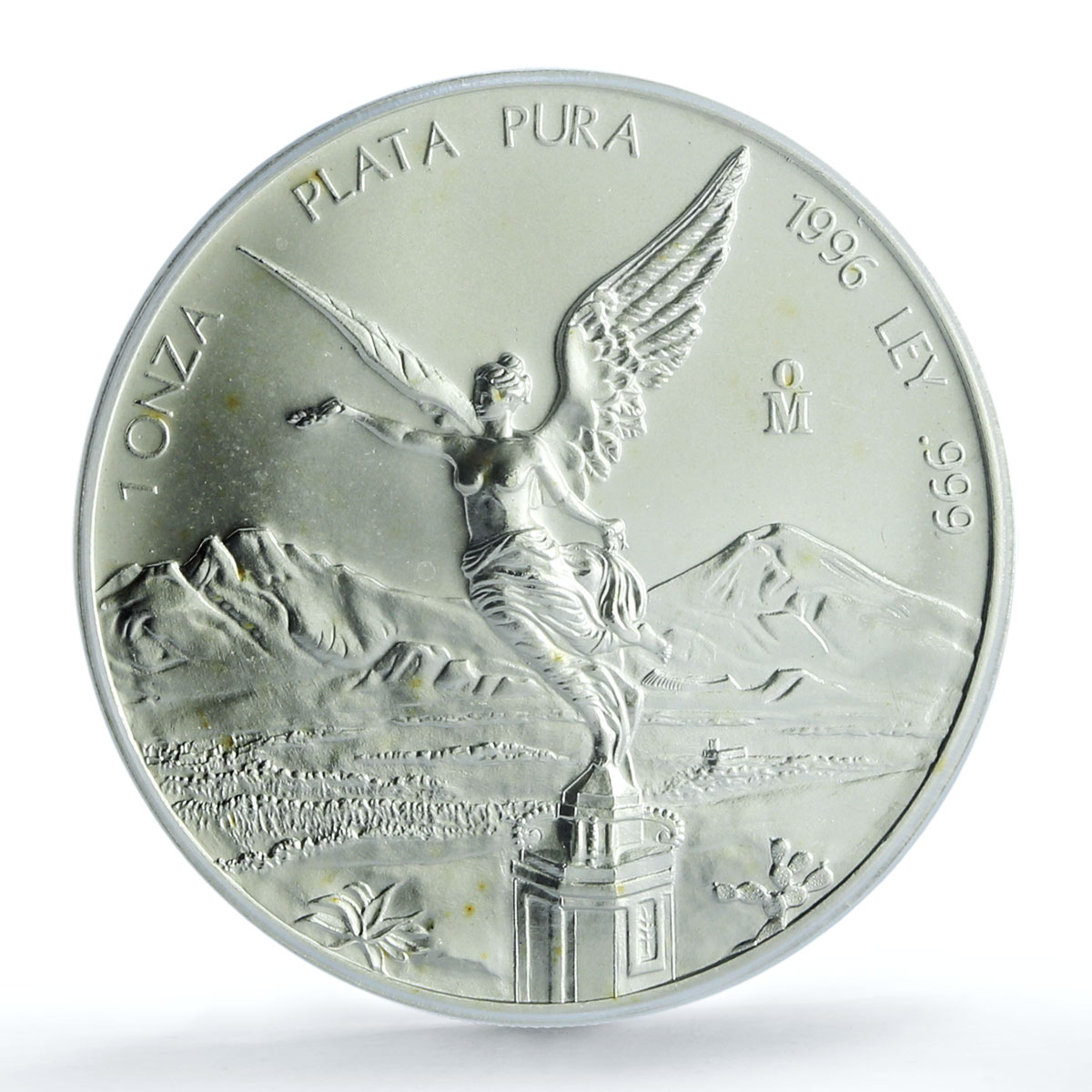 Mexico 1 onza Libertad Angel of Independence KM-613 MS 68 PCGS silver coin 1996 Mexico 1 onza Libertad Angel of Independence KM-613 MS 68 PCGS silver coin 1996